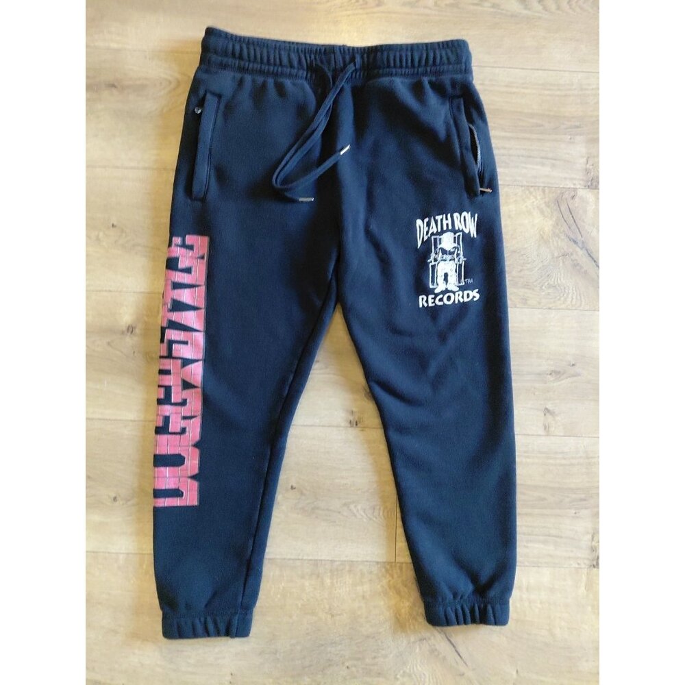 Death Row Records Shoe Palace Snoop Dog Sweatpants Black